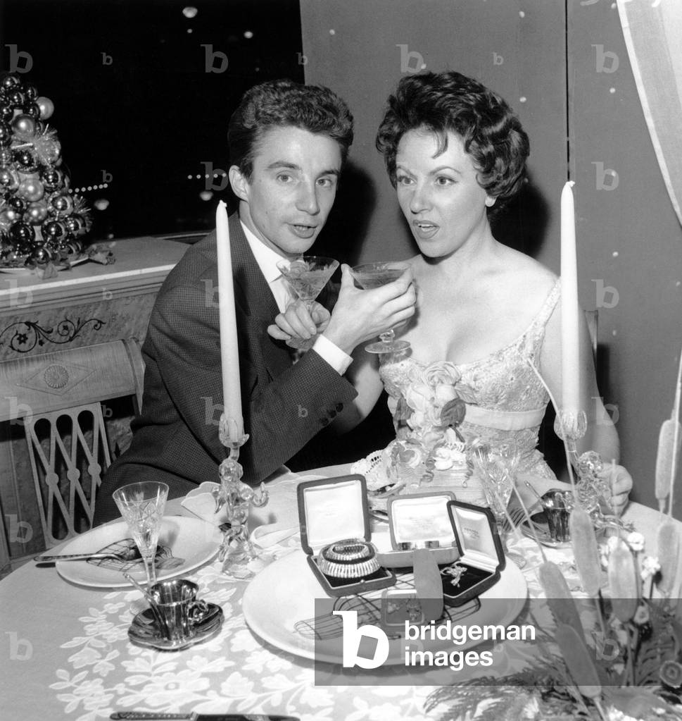 Odette Laure Famous Comic Actress and the Comic Impressionist Claude Vega in 