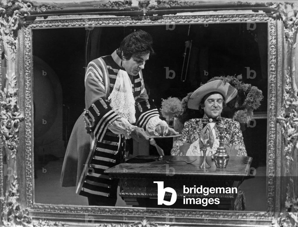 Roger Pierre and Jean Marc Thibault during TV Programme 