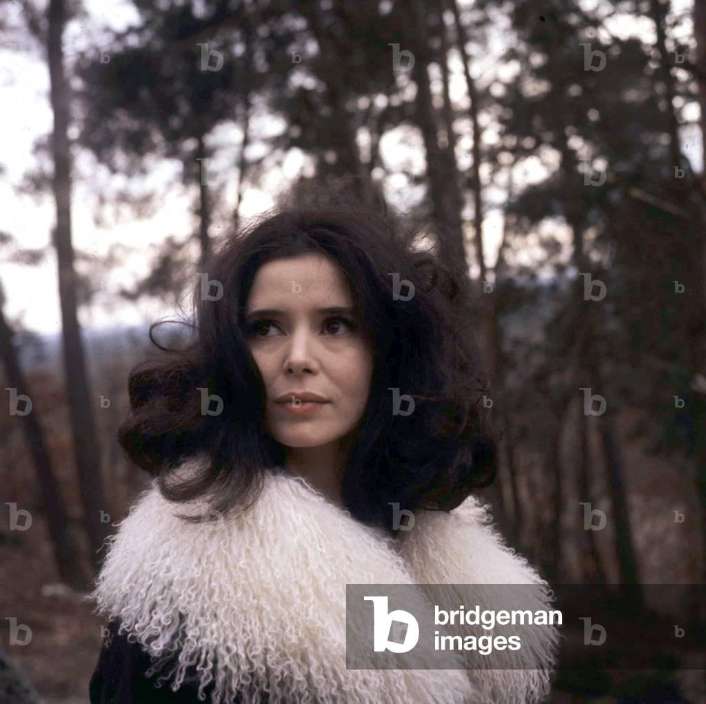 Marie Jose Nat sur Set de Film Safari Diamants De Micheldrach en 1966 (photo)