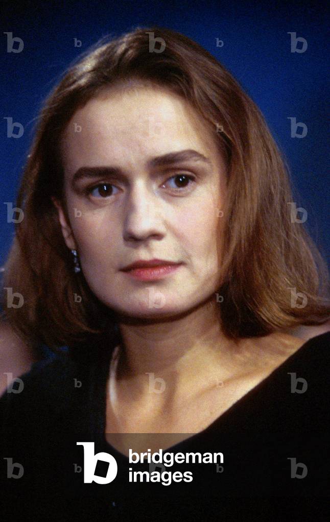 Sandrine Bonnaire during TV Programme Bouillon De Culture January 9, 1992 (photo)