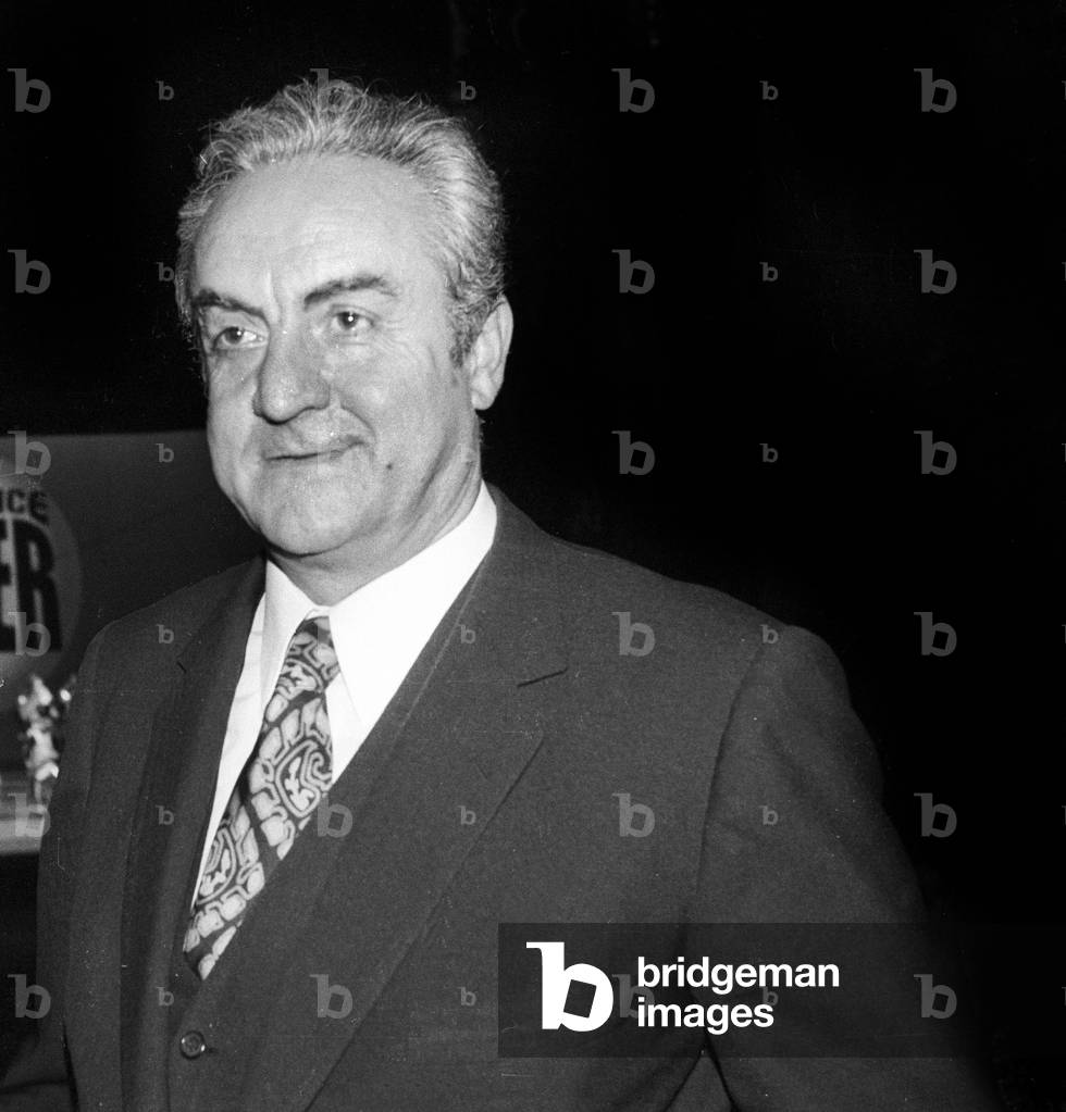 Arthur Conte, French Politician, Writer, and Director of The Ortf, at Paris Opera, To Attend The 10Th Anniversary of Radio Program 