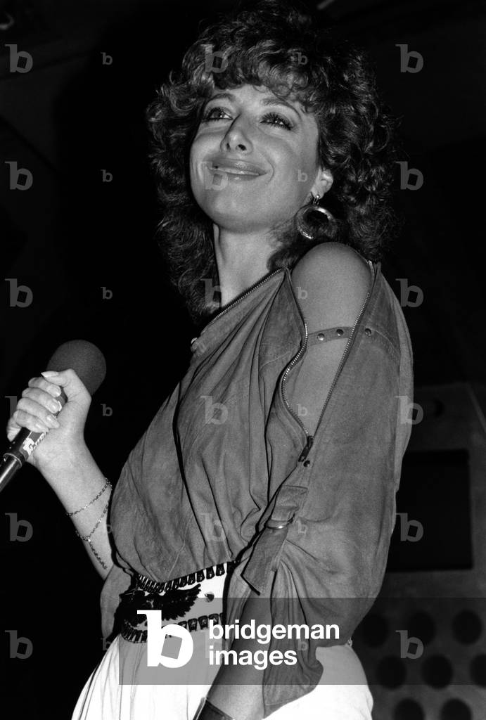 Singer Rose Laurens In September 1983 (b/w photo)