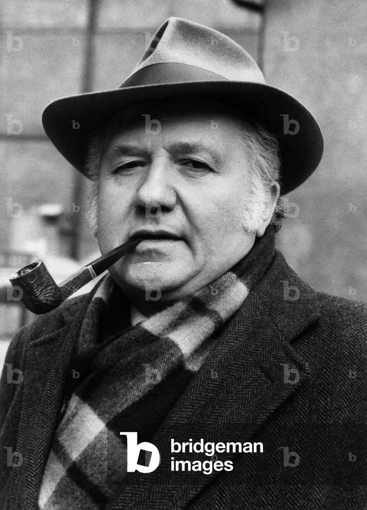 Maigret And The Nahour Case With Jean Richard 1977 (b/w photo)