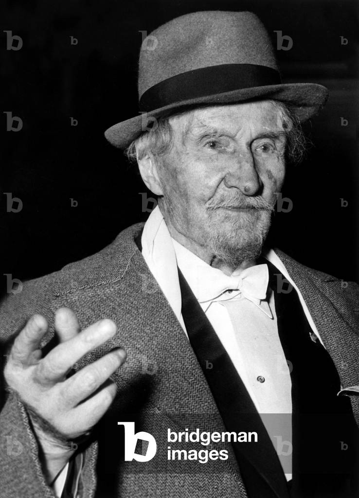 The French Composer Gustave Charpentier (1860-1956) C. 1950 (b/w photo)