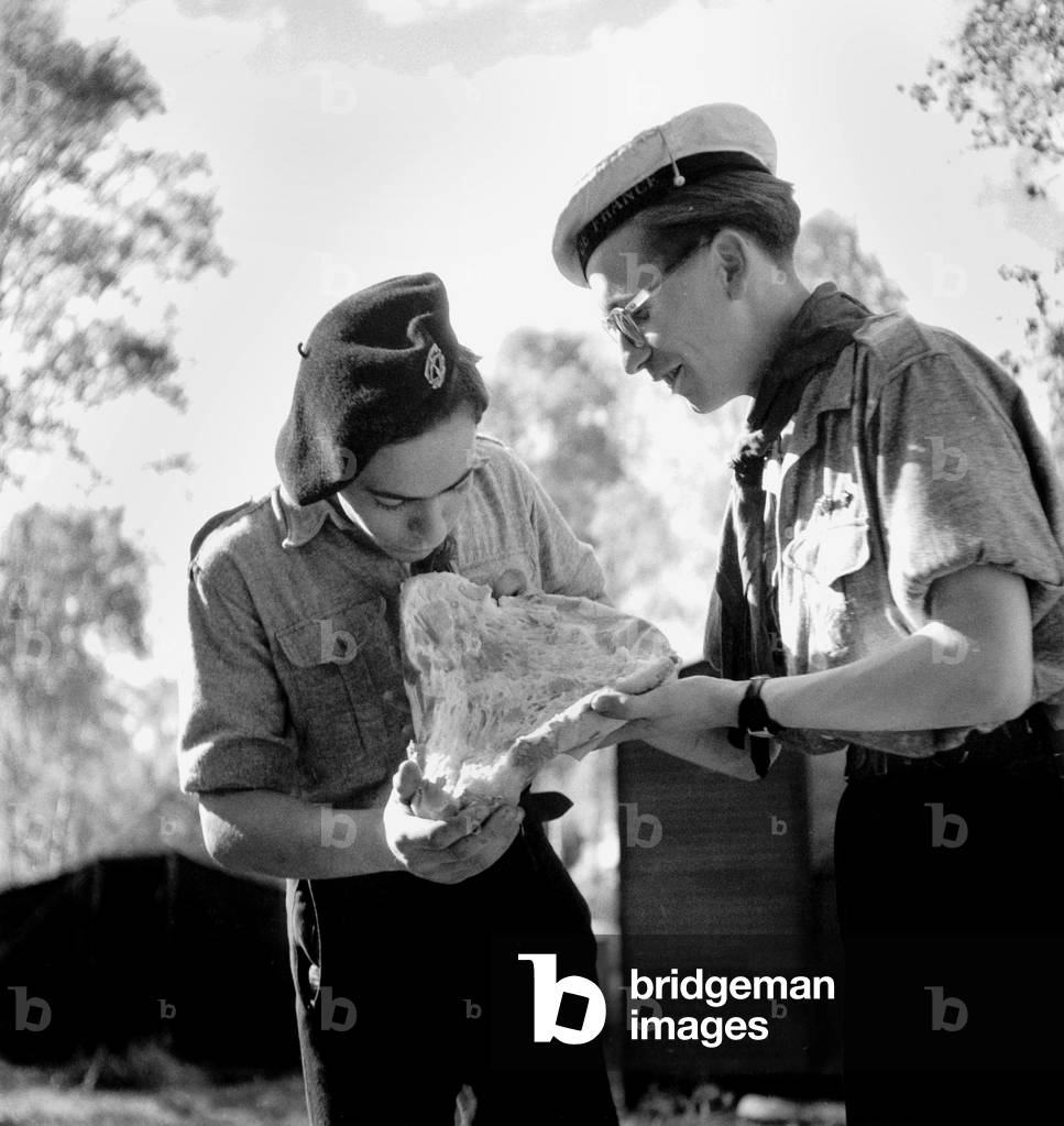 French Scouts in The Late 40'S (b/w photo)