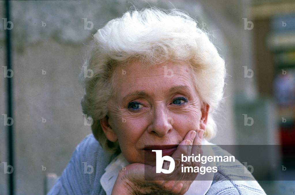 French Actress Patachou in 1990 (photo)