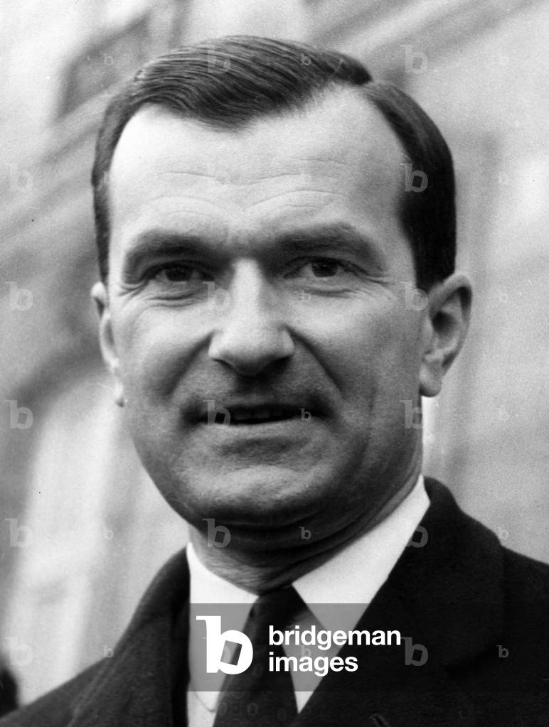 Yvon Bourges in 1966 (b/w photo)