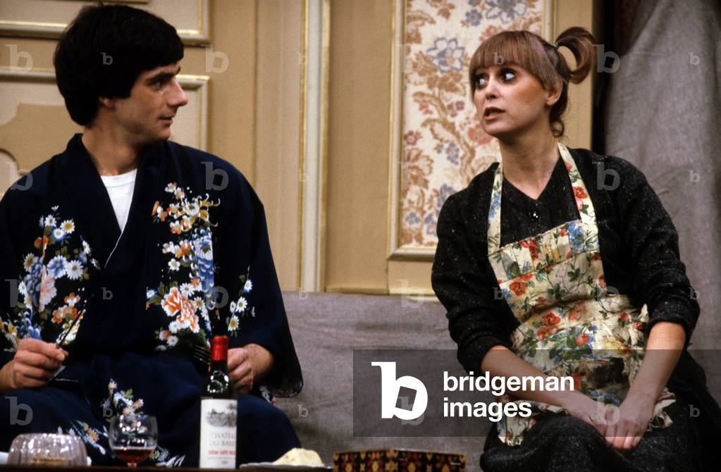 At the Theatre Tonight “Le Bon Debarras” April 2, 1979 Daniele Riviere Et Daniele Deray (photo)