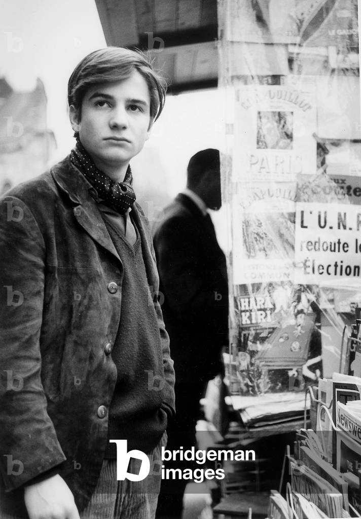 French Actor Jean-Pierre Leaud in 1962 (b/w photo)