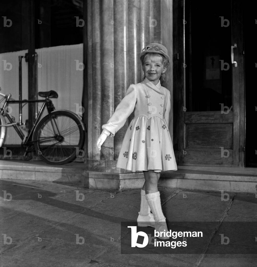 Children Fashion By Jane Sylvain, Paris, September 23, 1948 (b/w photo)
