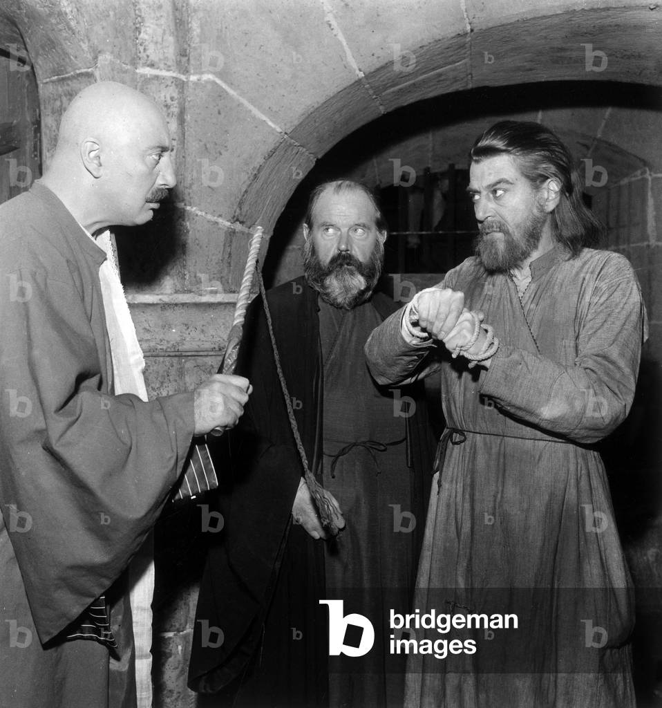 Celui Qui Doit Mourir De Jules Dassin Avec Gregoire Aslan Et Fernand Ledoux Et Jean Servais, 1956 Neg: C10983 (b/w photo)