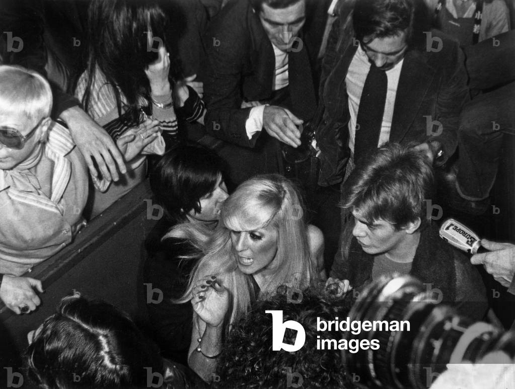 Ulla At The Mutualite Palace At National Assisses Of Prostitution Here During The Meeting November 19, 1975 (b/w photo)