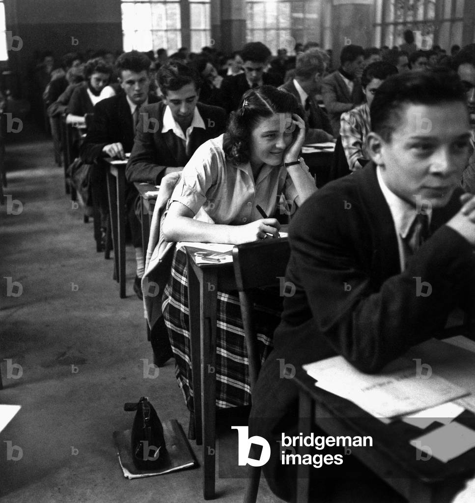 Baccalaureate Examination October 3, 1951 (b/w photo)