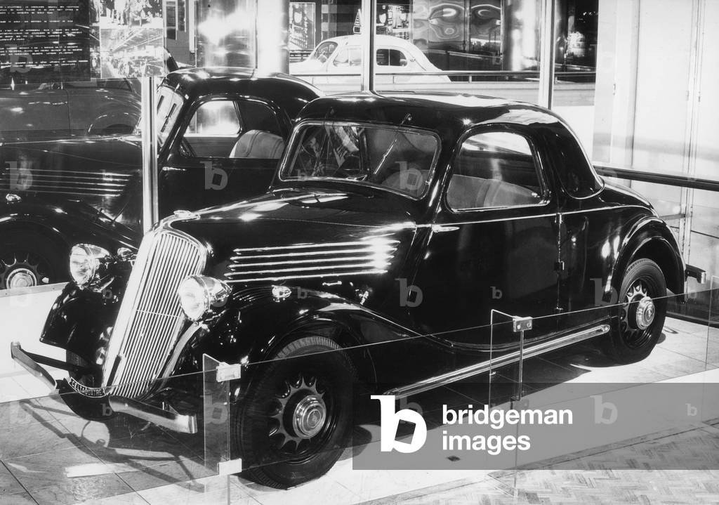 Renault Celtaquatre Car Produced in 1934-1938 (b/w photo)