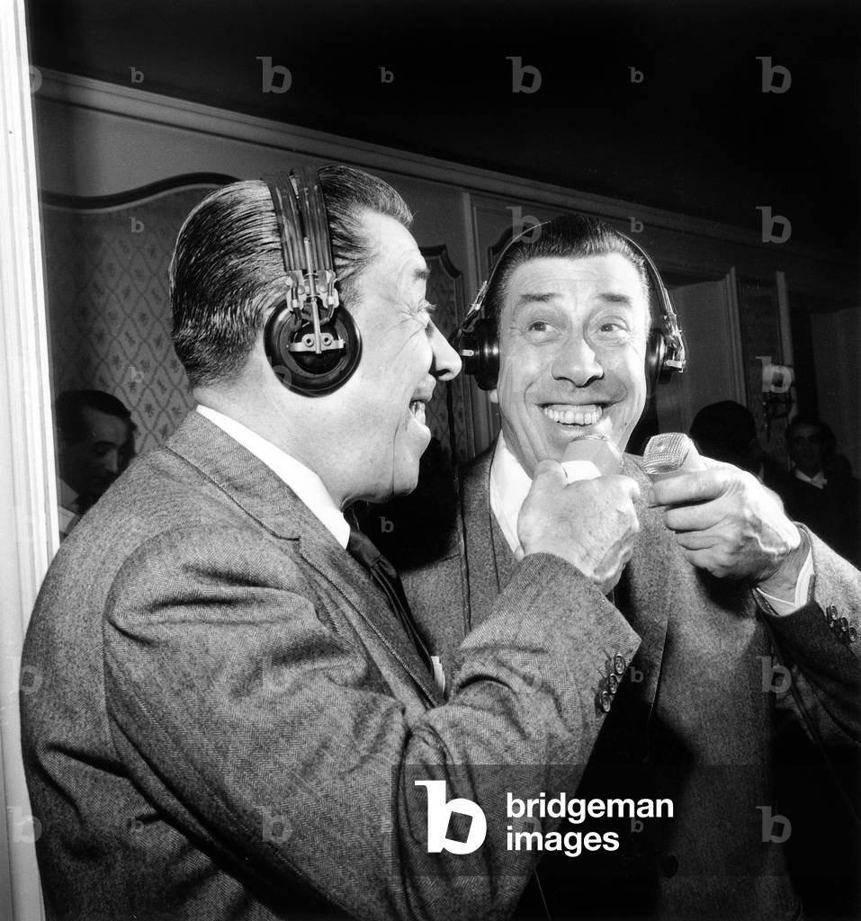 French Actor Fernandel For Radioprogram 