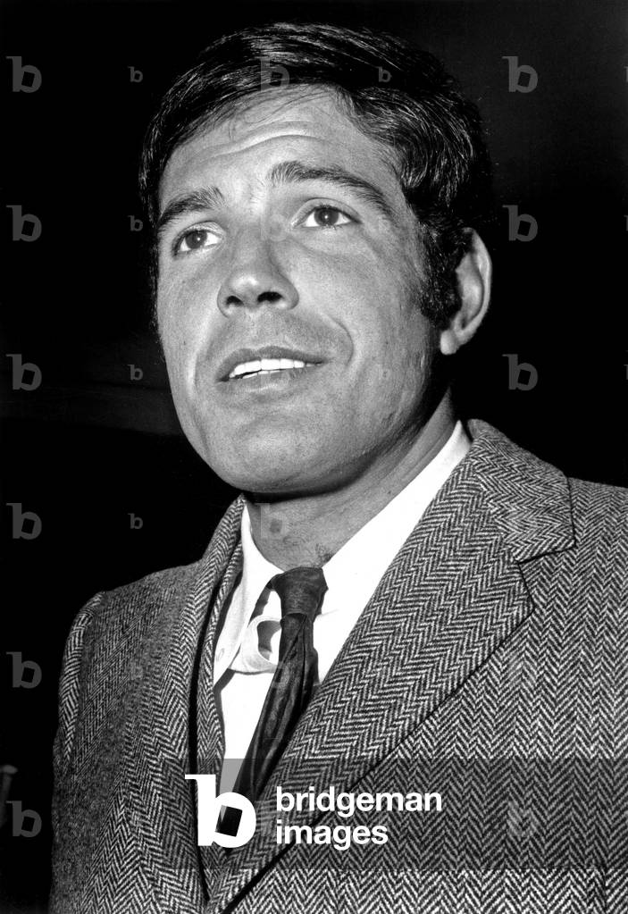 The Comedian Jacques Santy (1939 1988) Here In 1967 (b/w photo)