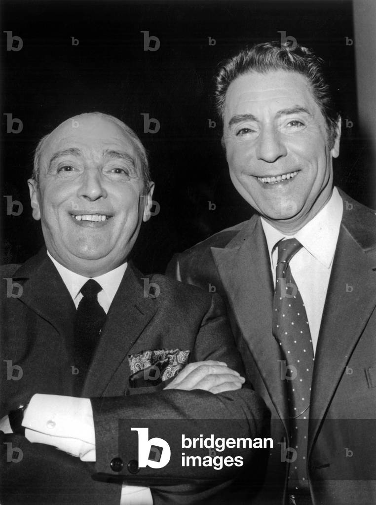 French Duo Singers Georges Tabet and Jacques Pills Late 30'S (b/w photo)
