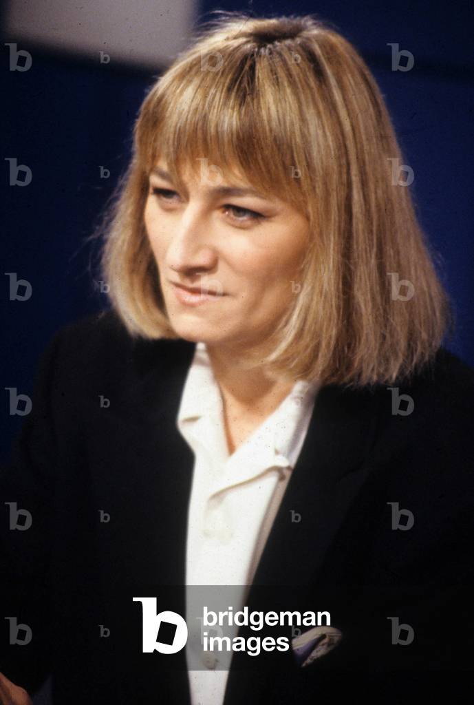 Christine Bravo French Tv-Host in 1990 (photo)