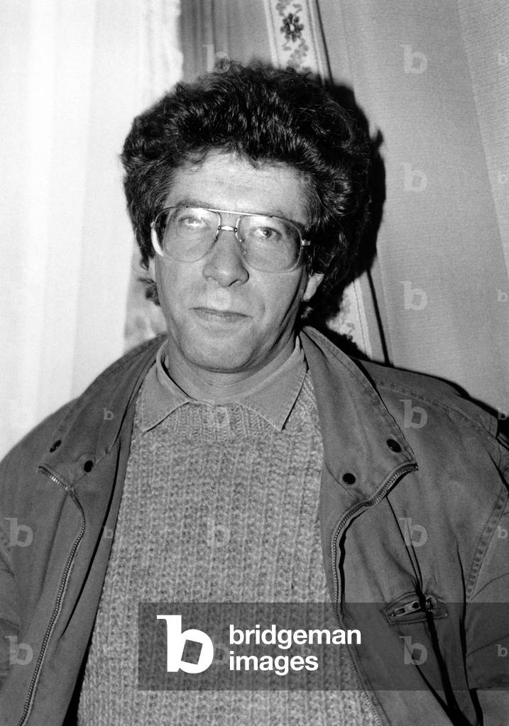 Director Claude Miller Receiving A Prize For his Film Impudent Girl December 12, 1985 (b/w photo)