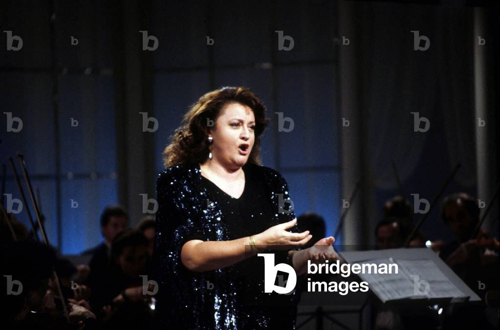 French Soprano Michele Lagrange in 1985 (photo)