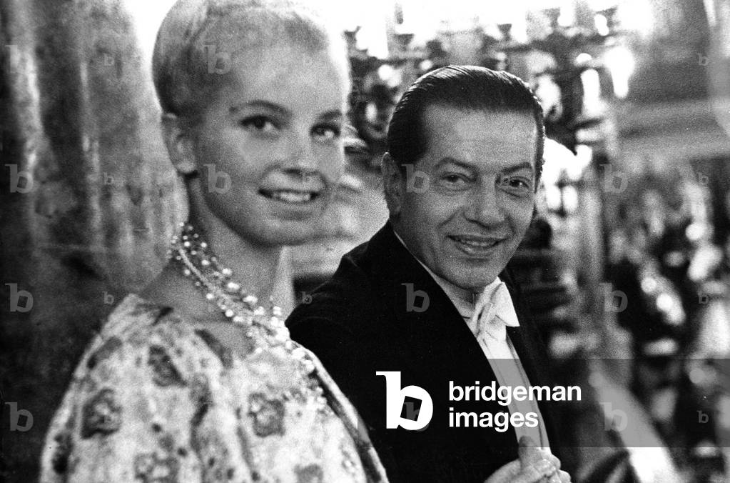 Muriel Belmondo and Serge Lifar at Gala Night at The Opera in Honor of King Olav of Norway Who Attended Lifar'S Ballet 