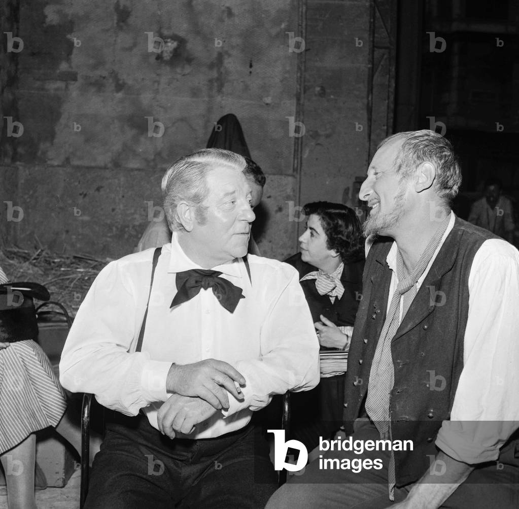 Jean Gabin and Bourvil