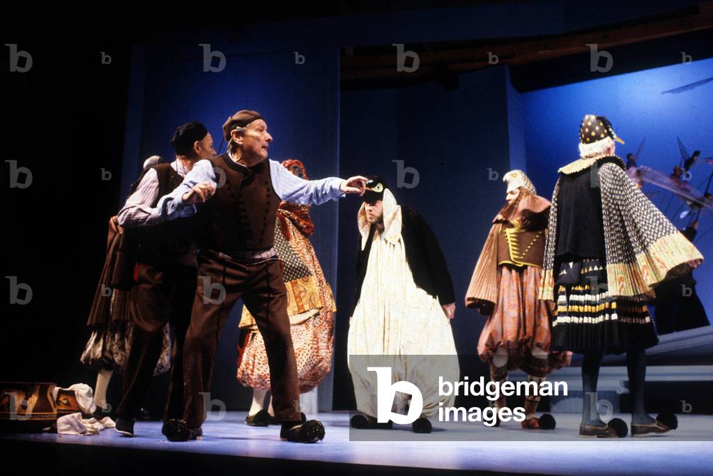At the Theatre Tonight “Les Oiseaux” With Jean Louis Barrault In 1985 (photo)