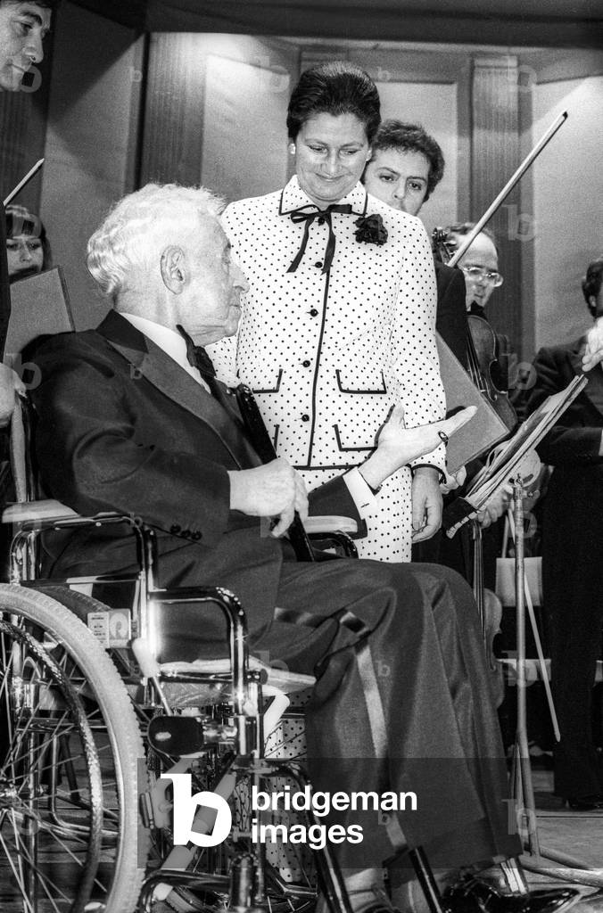 Arthur Rubinstein et Simone Veil