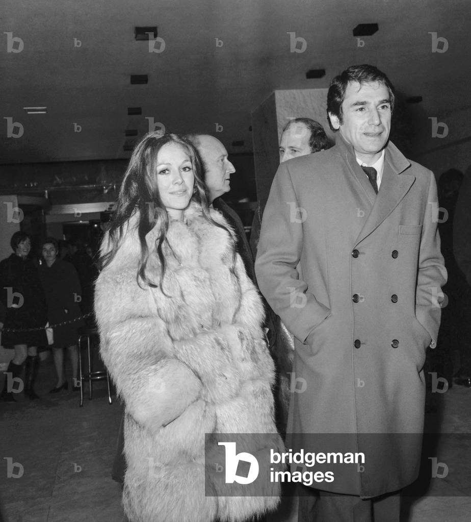 Pascale Rivaud et Robert Hossein