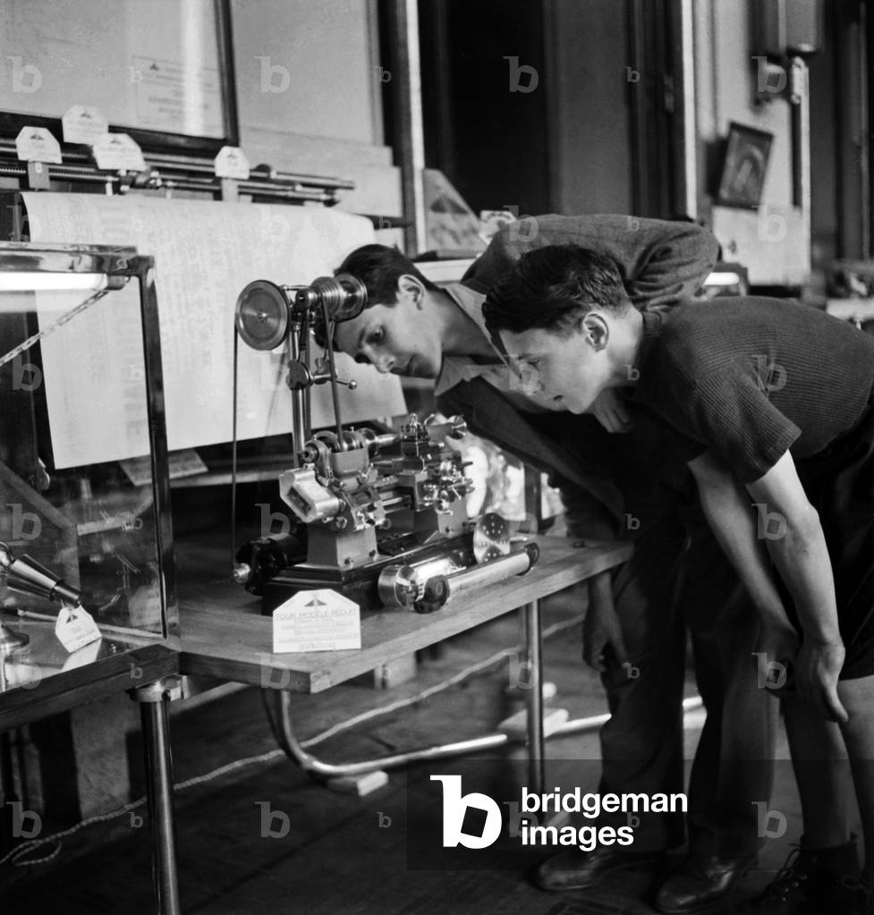Exhibition of The Metallurgy Centres in Puteaux (Near Paris) June 3, 1947 (b/w photo)