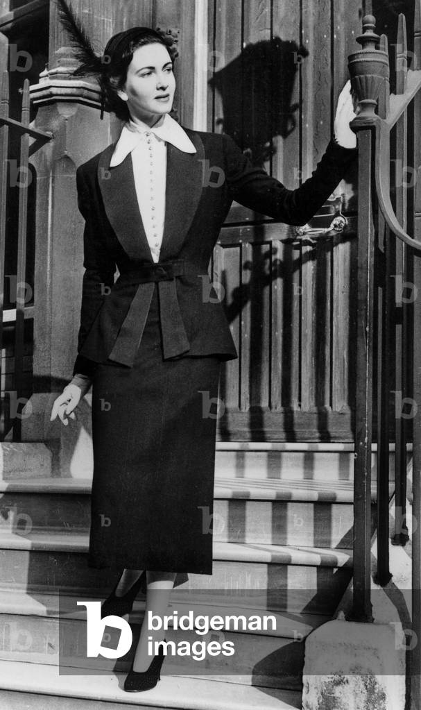 Woman Fashion C. 1937 (b/w photo)