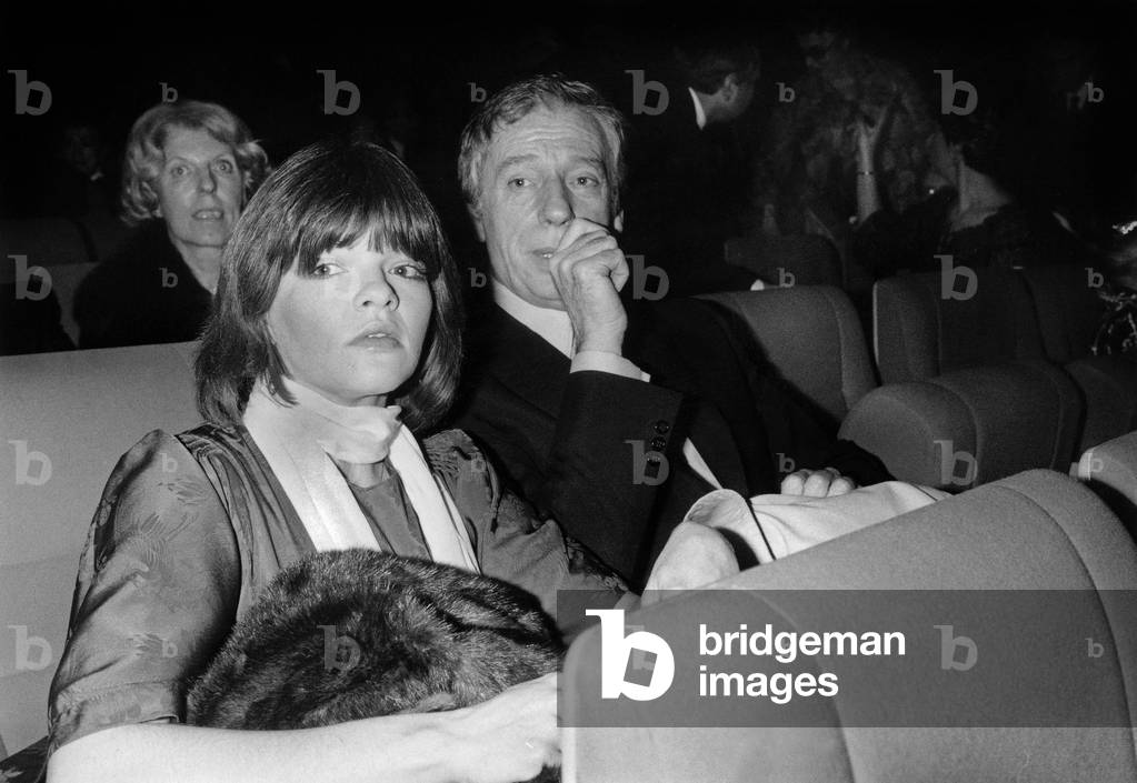Catherine Allegret (Simonesignore'S Daughter) and her Step-Father Yves Montand during 
