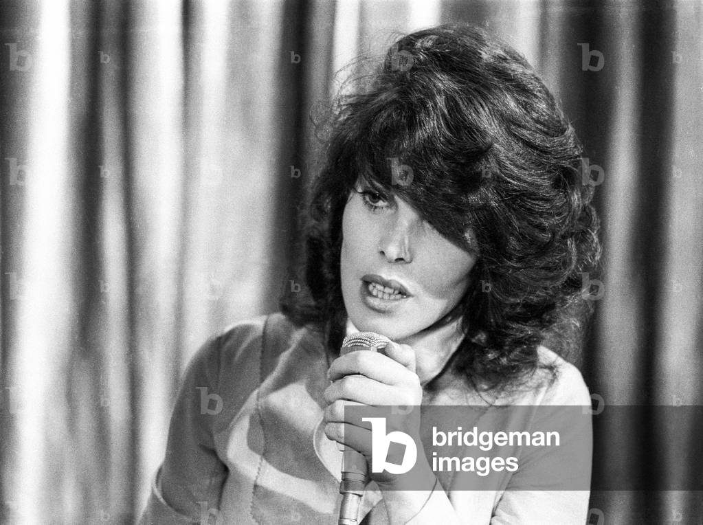 French singer Dani (Daniele Graule) during tvprogram 