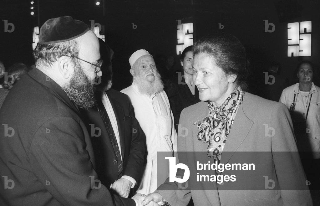 Le Rabbin Sirat et Simone Veil