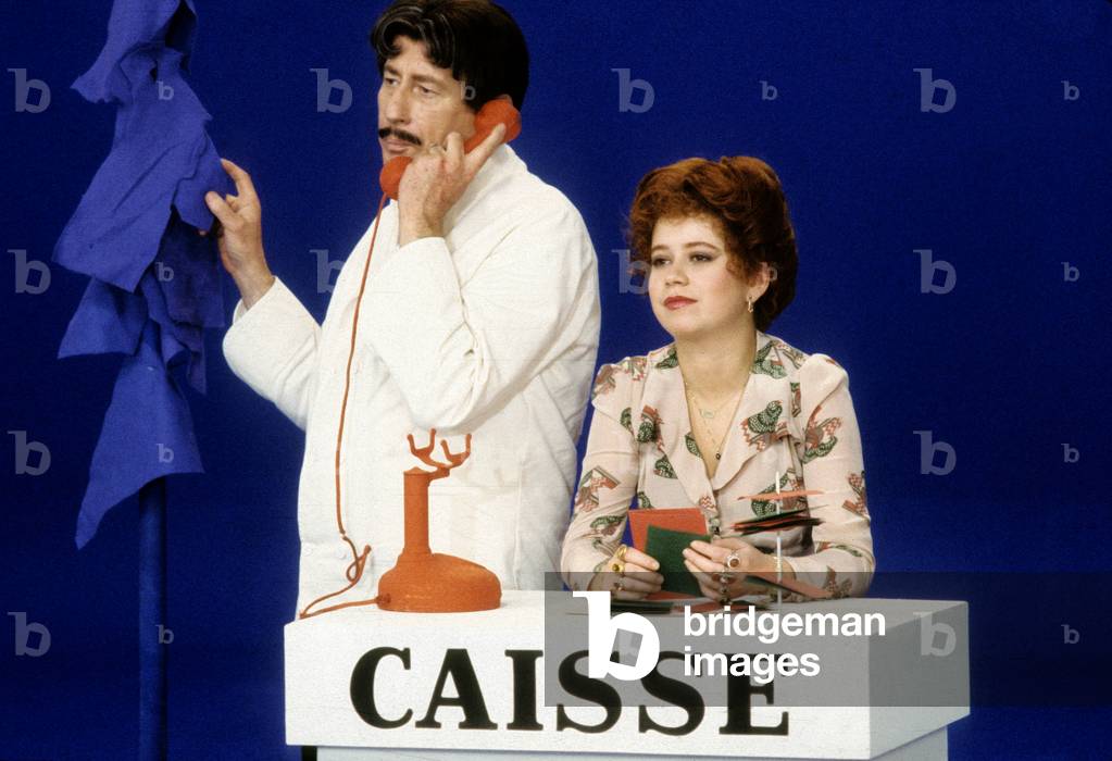 Tv “Sound Oboe” With Michele Lithuac And Sacha Lighter In November 1984 (b/w photo)