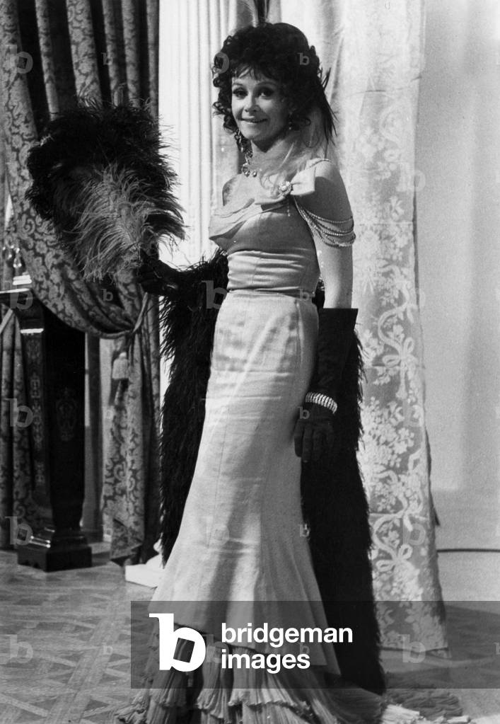 French Comedian Amarande during TV Programme November 24, 1971 (b/w photo)