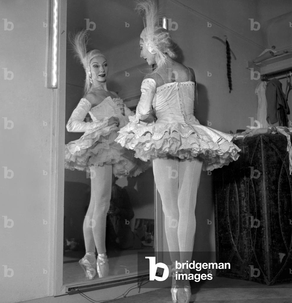Dancer Rosella Hightower Preparing For Ballet 