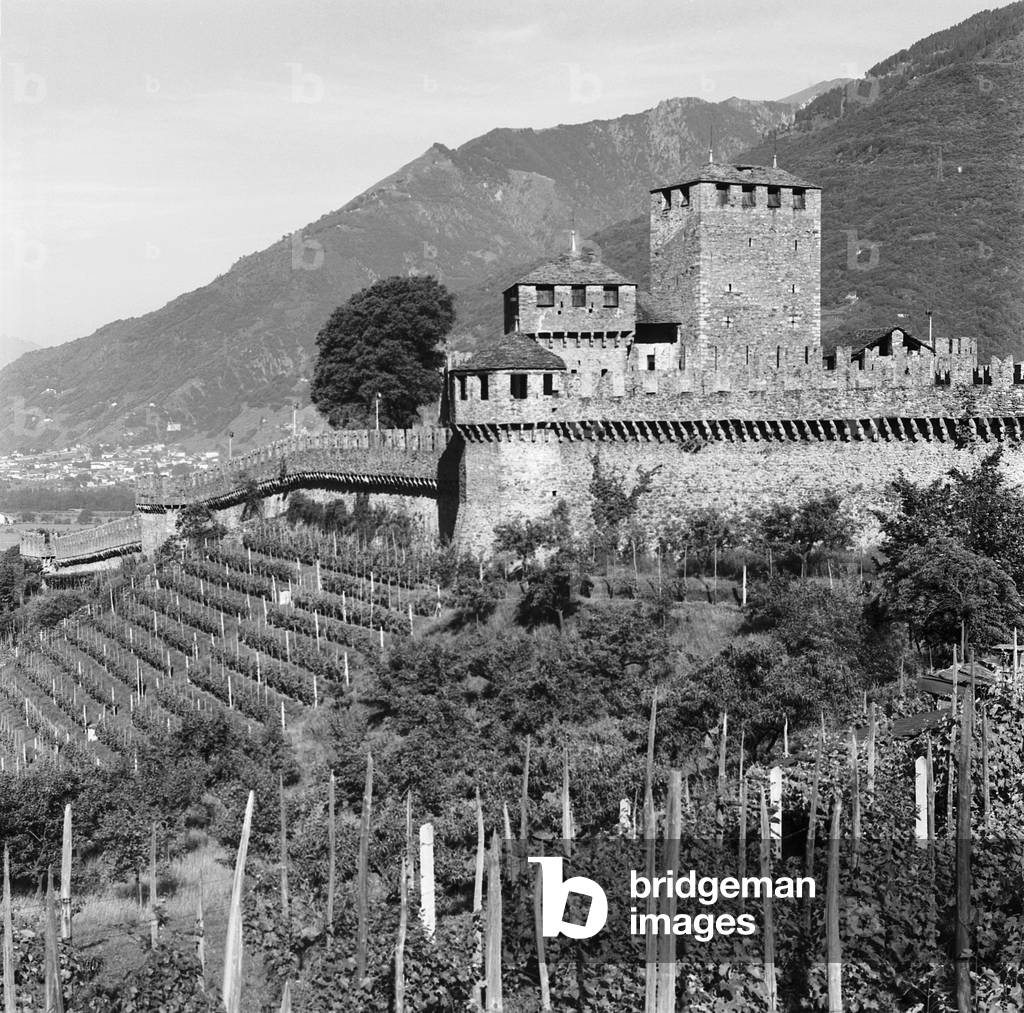 Castelgrande castle, Switzerland, registered since 2000 as World Heritage of Humanity by UNESCO (photo)