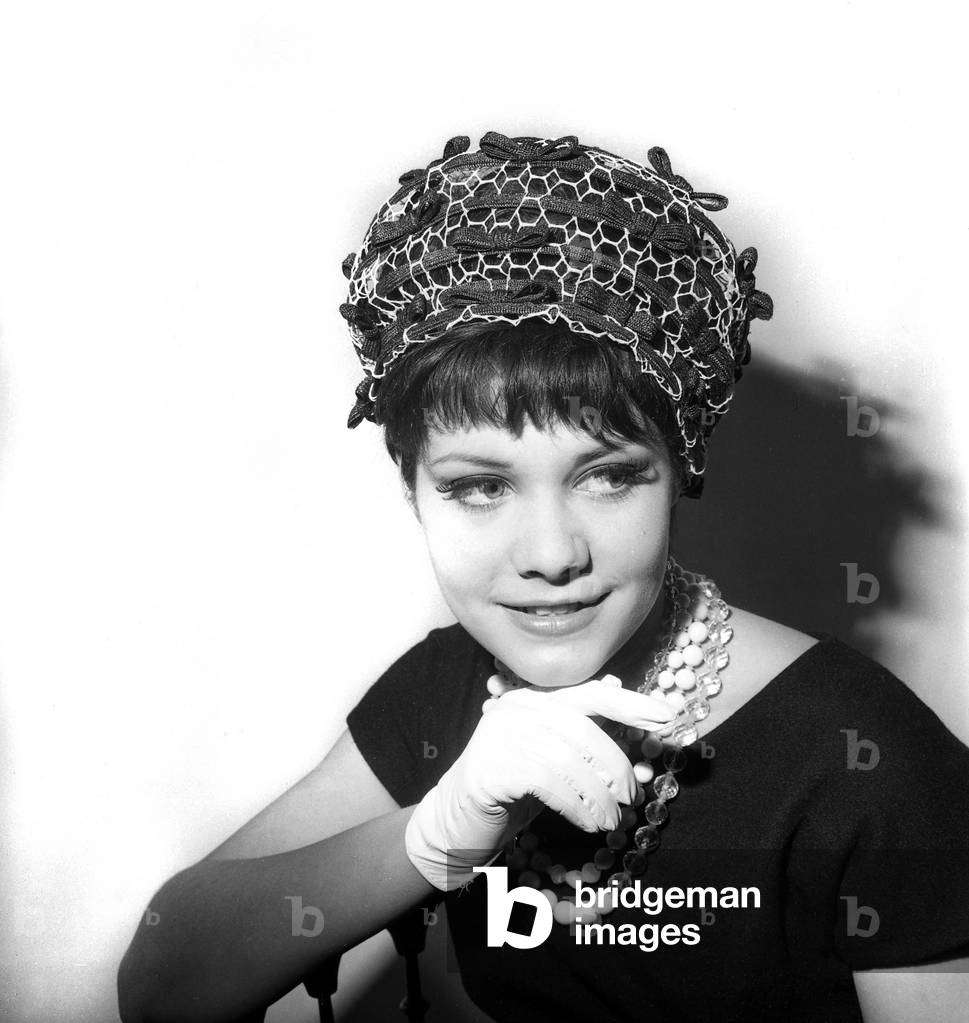 Beret By Carven, Paris, January 18, 1961 (b/w photo)
