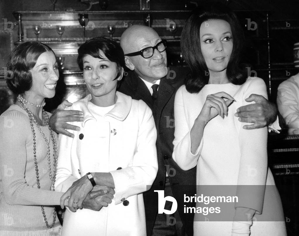 Zizi Jeanmaire and Ludmilla Tcherina C.1967-1968 (b/w photo)