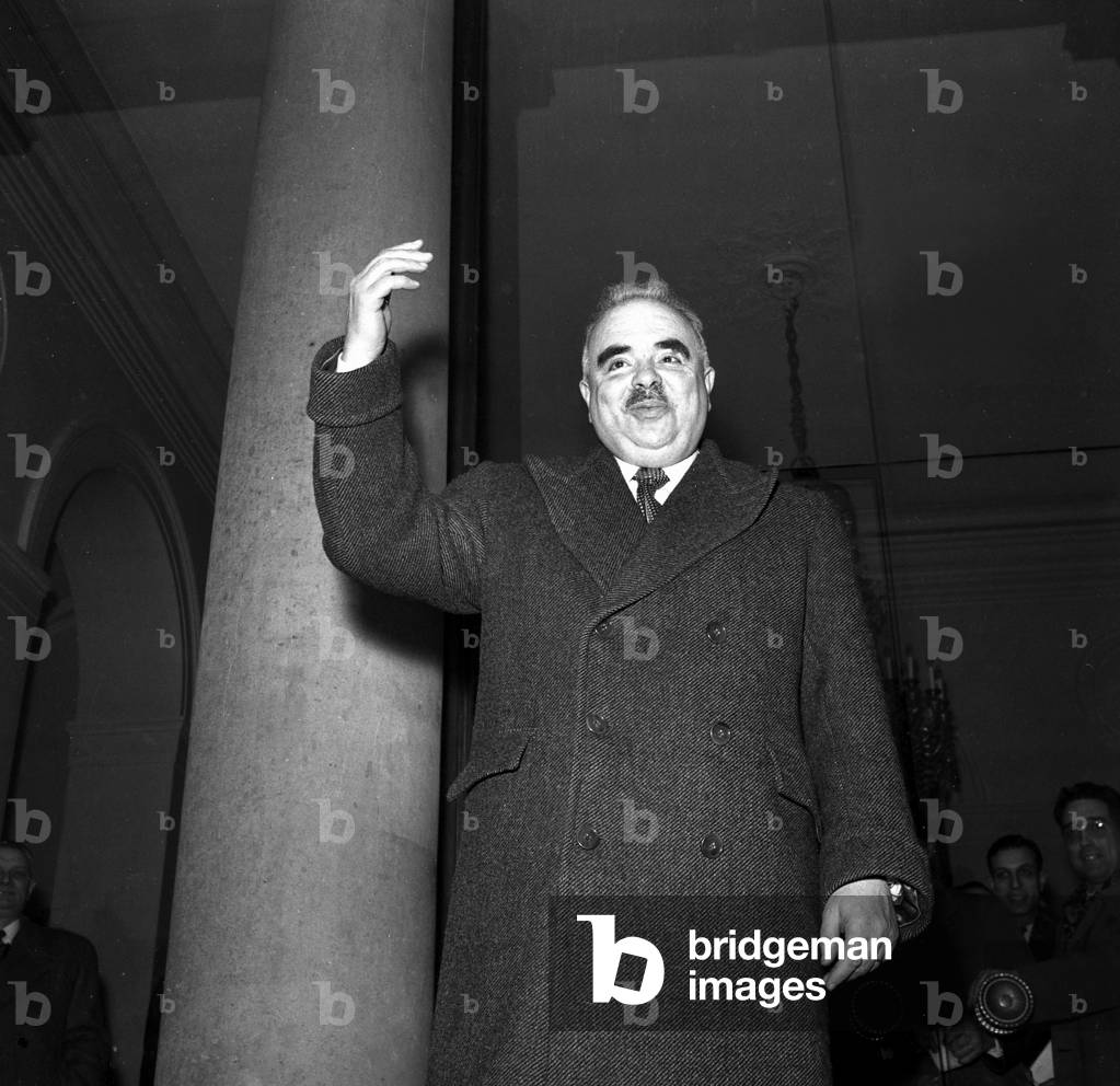 Edouard Depreux, President (b/w photo)