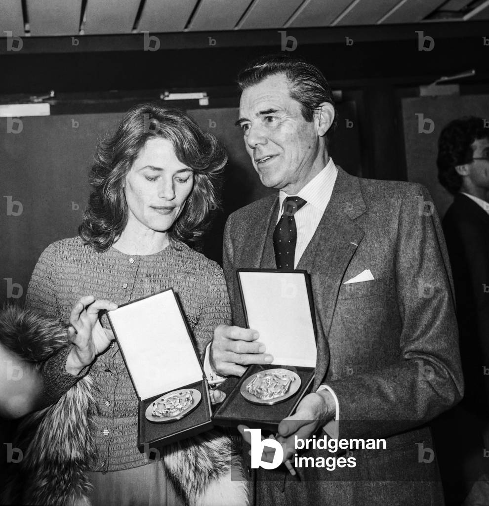 Charlotte Rampling et Dirk Bogarde