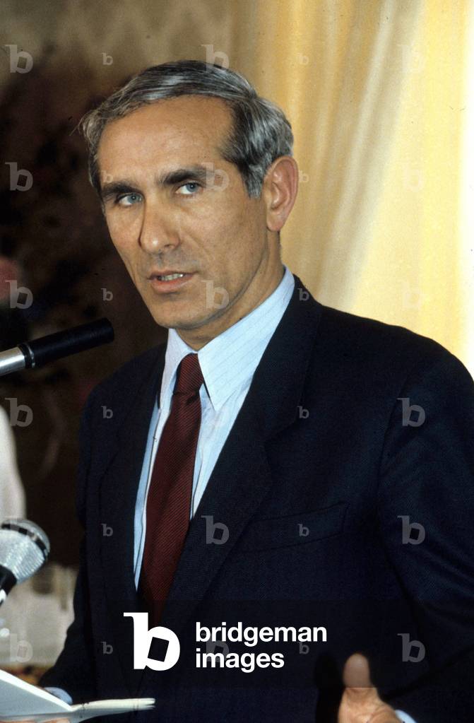 Paul Quiles, French Minister of Defence in 1986 (photo)