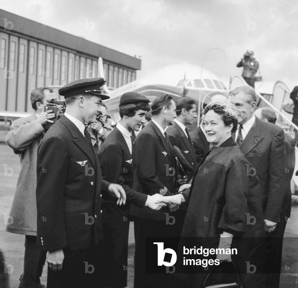 Christening of the 1st Air France Caravelle (nammed 