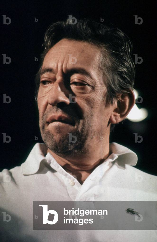 Serge Gainsbourg during A Radioprogram on May 22, 1989 (photo)