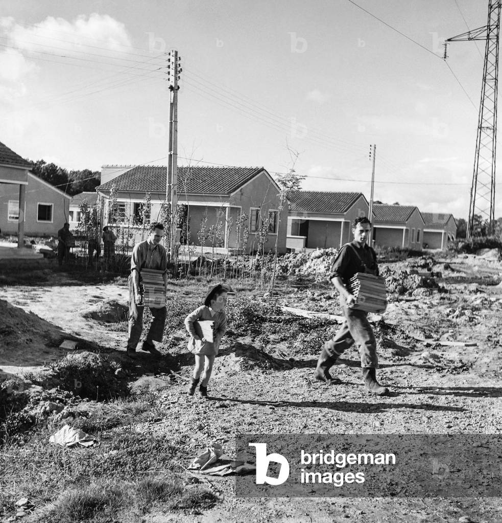 Building of houses by the 