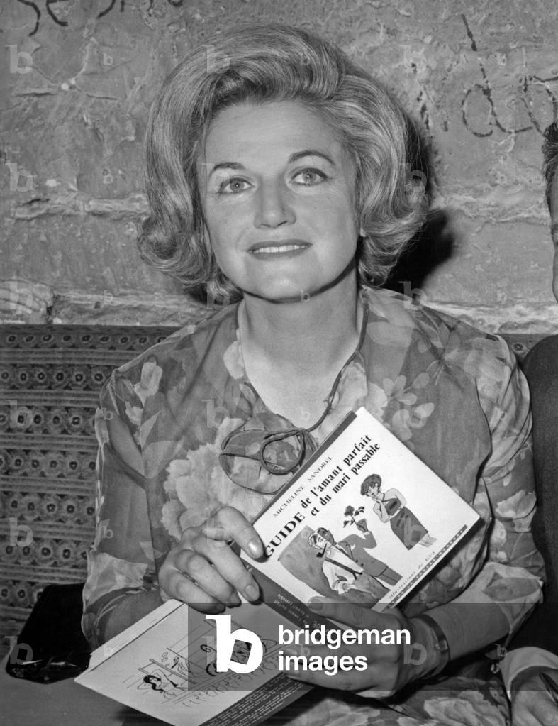 French Writer Micheline Sandrel at Presentation of Book 