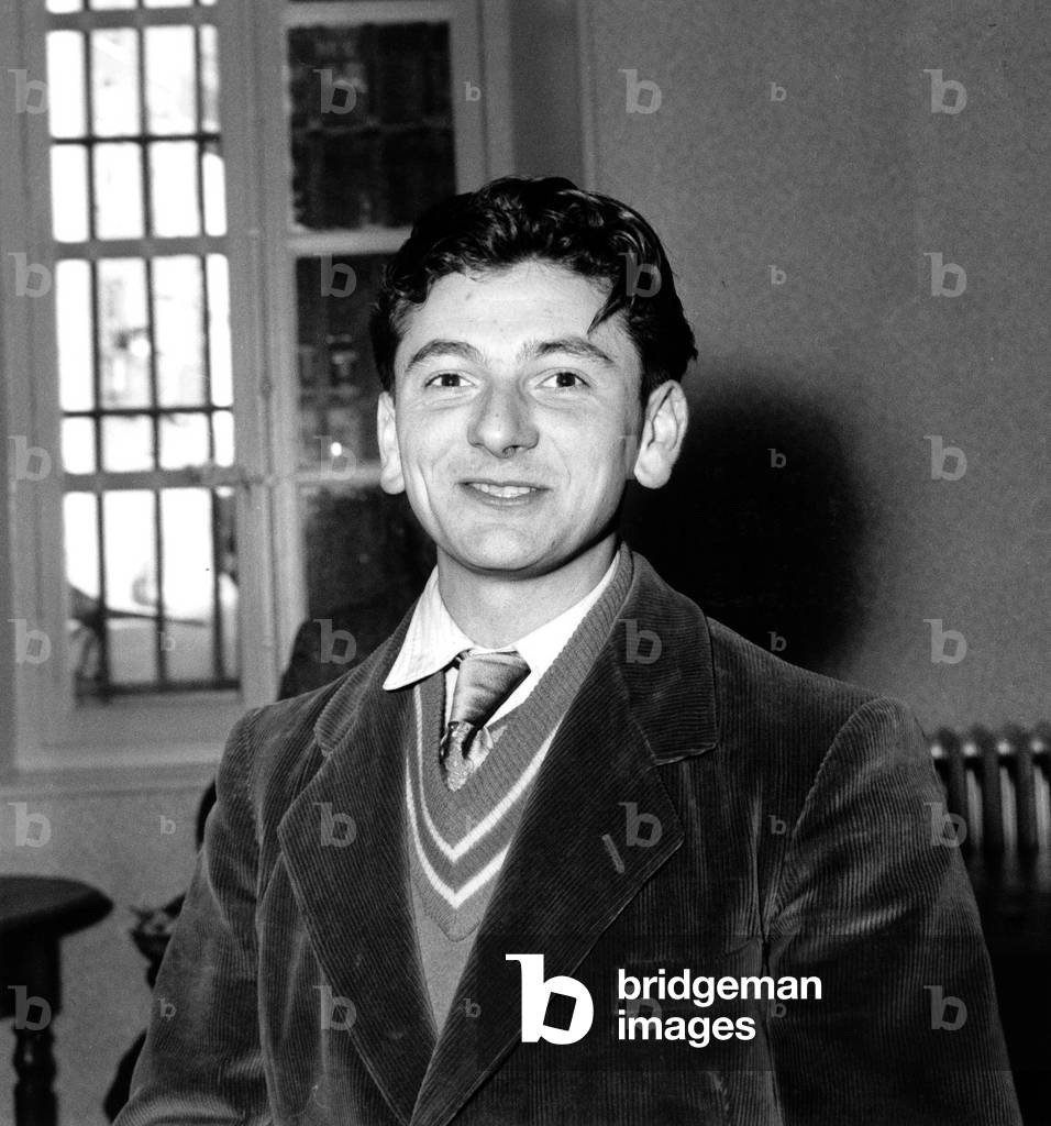 Dominici Affair : Roger Perrin Gaston Dominici'S Grand-Son during The Trial of Gaston Dominici November 21, 1954 (b/w photo)