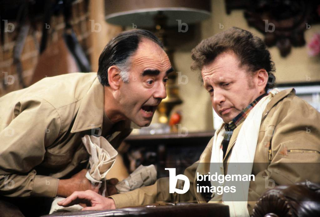 French Actors Bernard Lavalette and Francis Lax in Play 