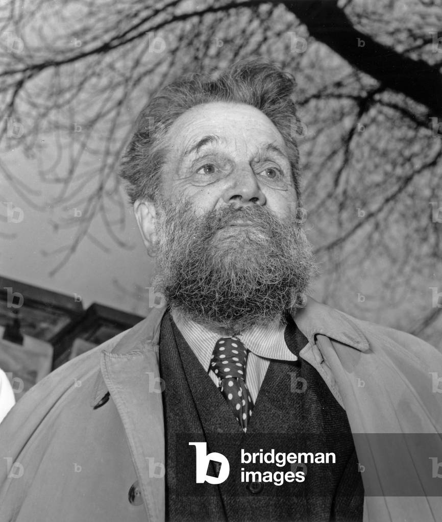 Prix Des Bouquinistes A Henri Poulaille Daniel Halevy April 22, 1954 (b/w photo)